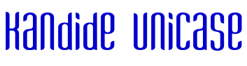 Kandide Unicase フォント